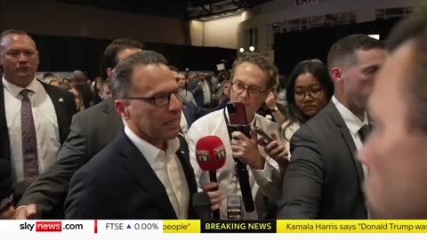 US election: Blistering exchanges and fact checking in Kamala Harris and Donald Trump debate