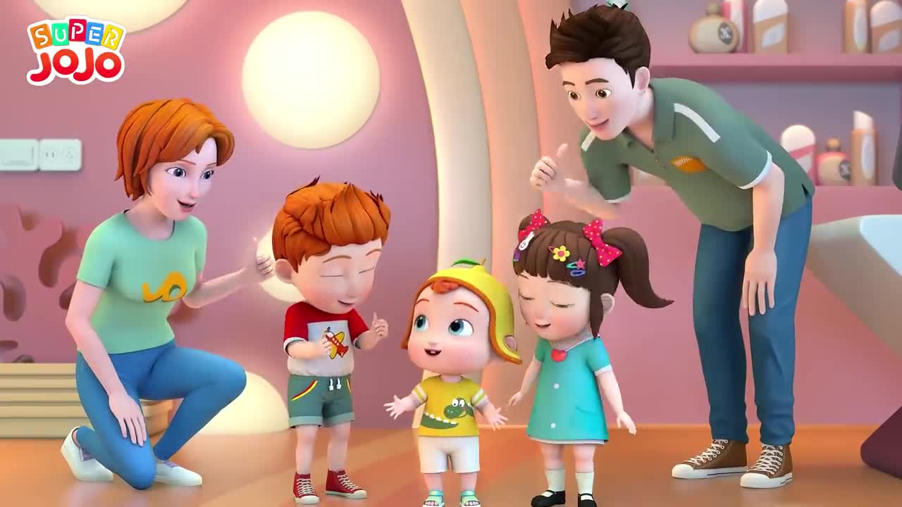 Baby JoJo's First Haircut | Going to The Hairdresser | Super JoJo Nursery Rhymes & Kids Songs