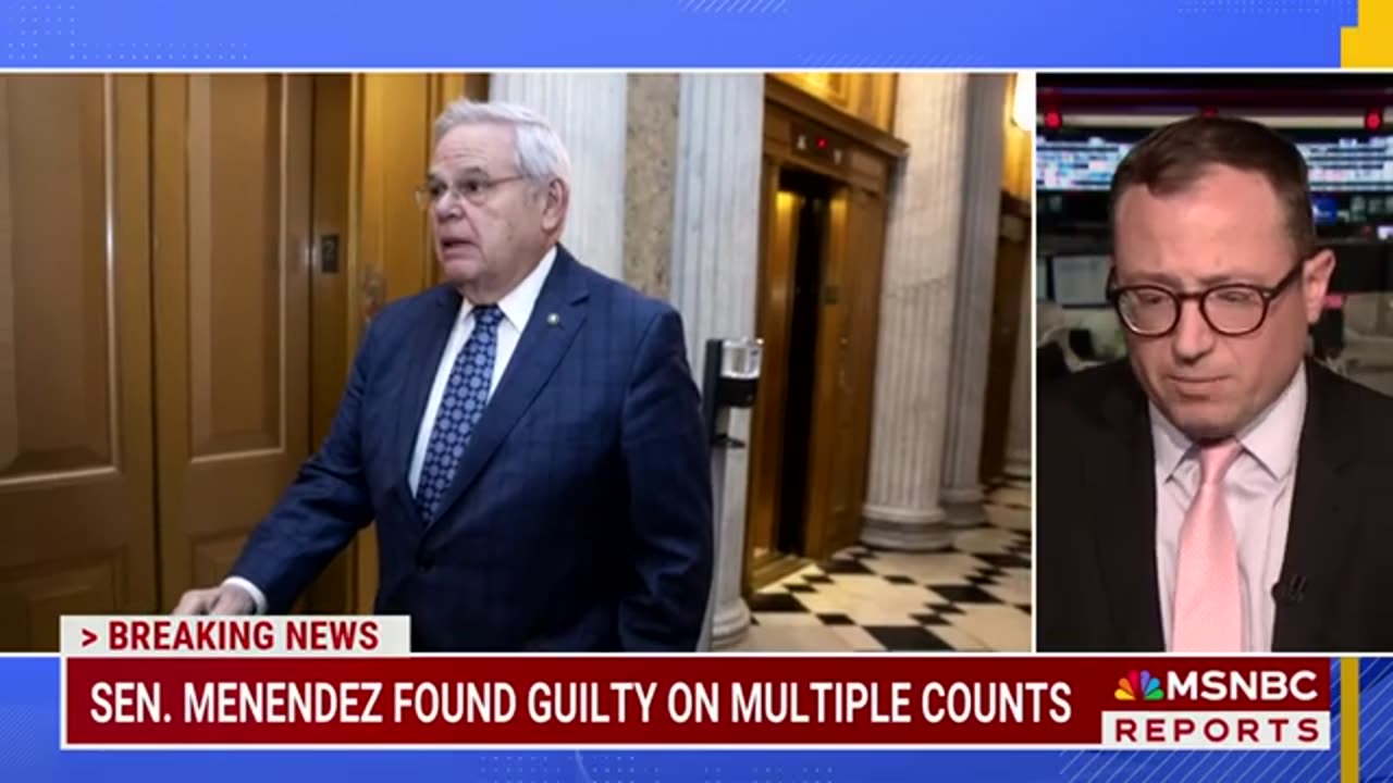 BREAKING- New Jersey Sen. Bob Menendez found guilty on multiple corruption charges MSNBC