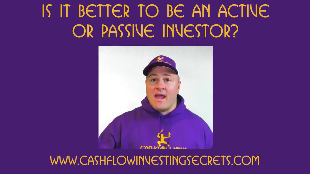 Is It Better To Be An Active or Passive Investor?