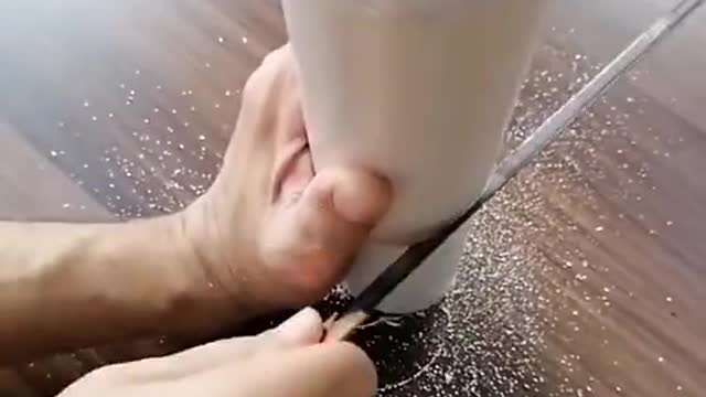 Handmade beautiful lamp making