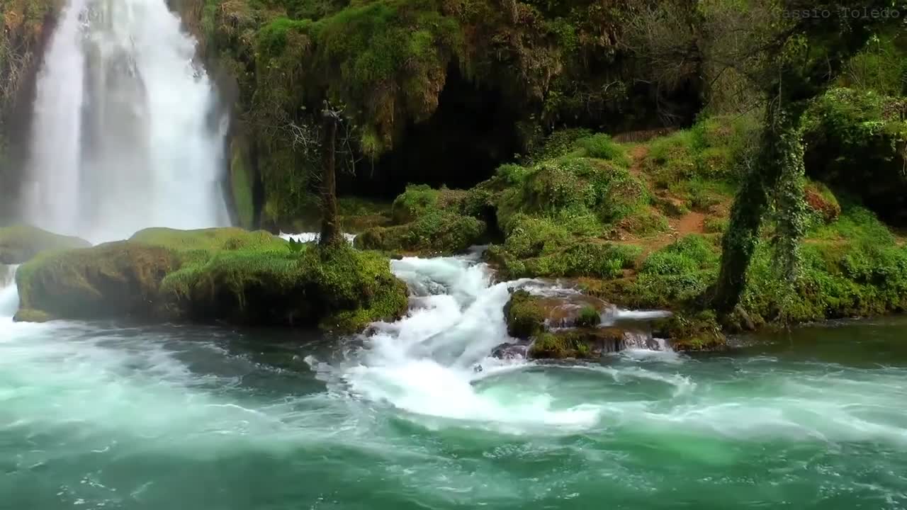 Relaxing Music with sounds of nature - Waterfall