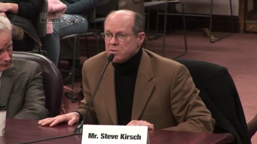 Steve Kirsch at the Pennsylvania Senate hearing.