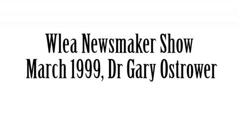 Wlea Newsmaker, March 1999, Kevin Doran And Dr. Gary Ostrower