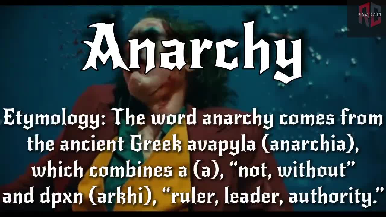 Anarchy = Good. Mirror World