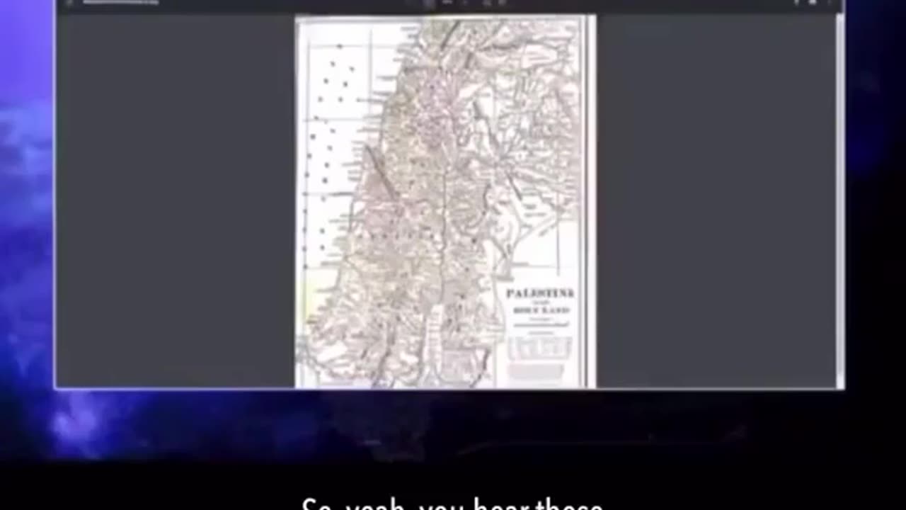 1905 Bible refutes Christian Zionist claims that Palestine never existed