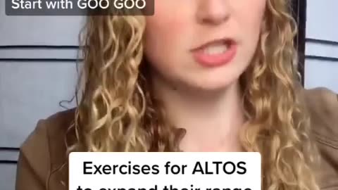 Alto singers Exercise