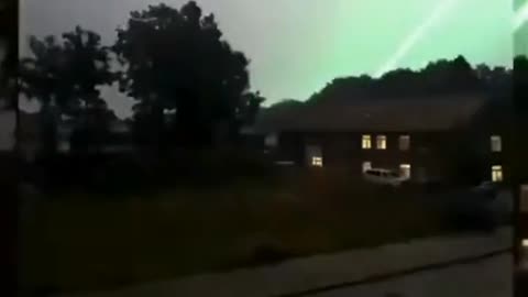 Laser beam strike in Texas