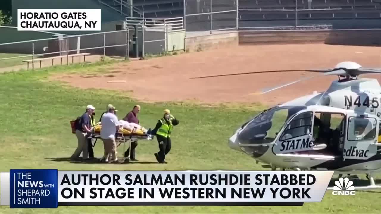 Author Salman Rushdie stabbed on stage in Western New York