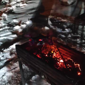 fires coals with a drone