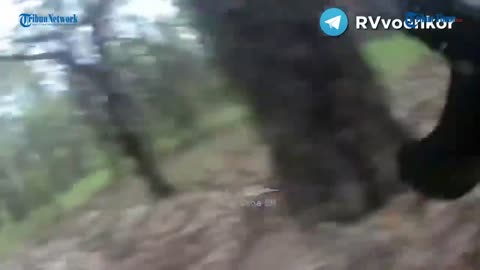 Tense, Russian vs Ukrainian troops shootout in the middle of the Donbass Hutan Forest