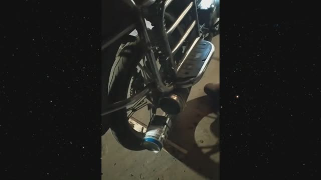 Budget motorcycle exhaust