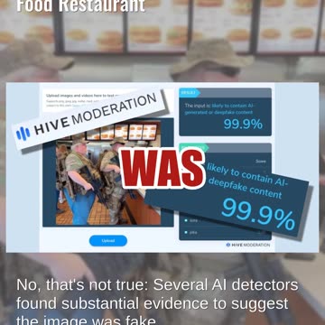 Fact Check: FAKE Photo Shows 2 Heavily Armed Men In Line At Fast Food Restaurant