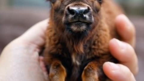 Cute baby cow #mythical