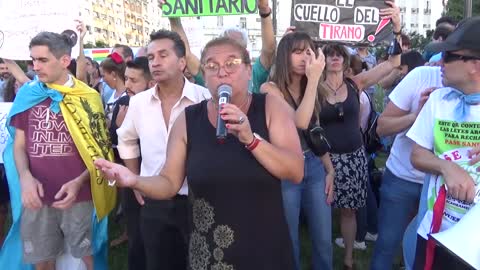 Marcha en contra del pase sanitario en Argentina: 8 de enero de 2022 ( 5 )