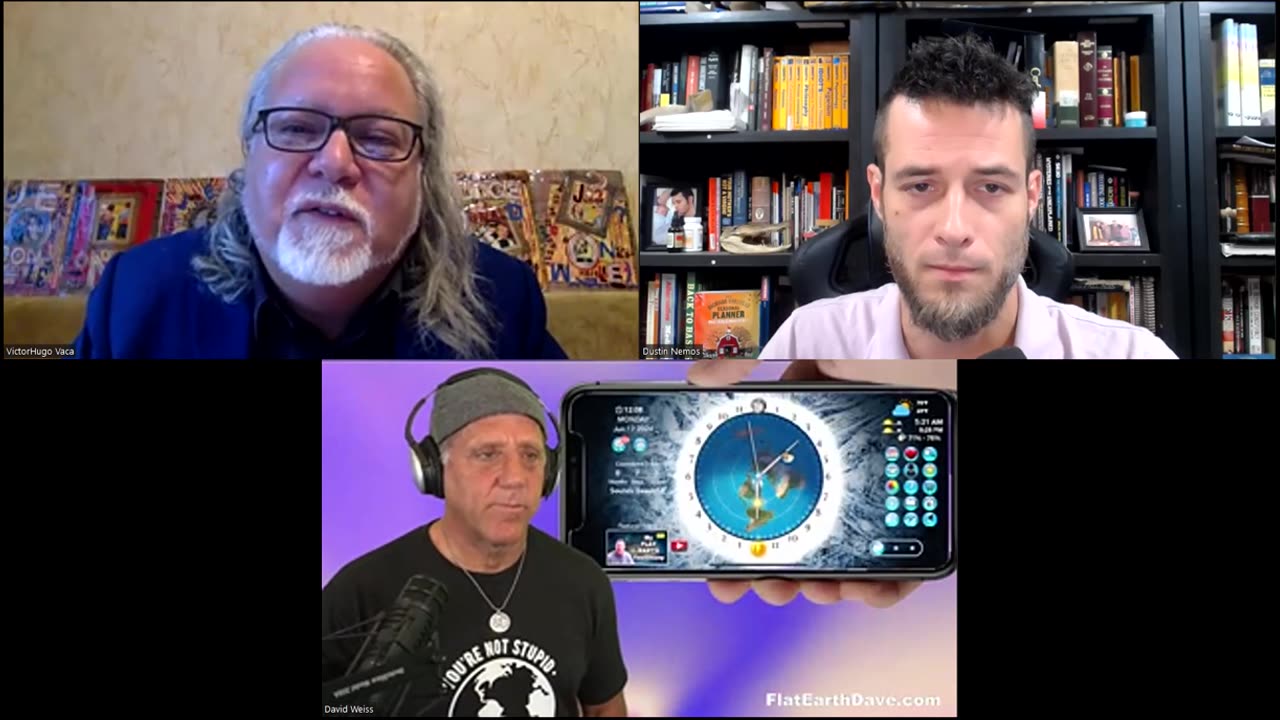 FLAT EARTH DAVE, DUSTIN NEMOS, & VICTOR HUGO Tear Apart Alex Jewns, Official Science, & History