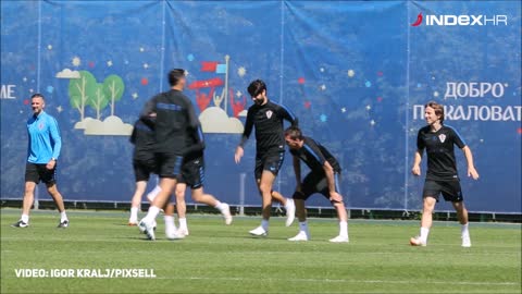 Trening i presica hrvatske reprezentacije