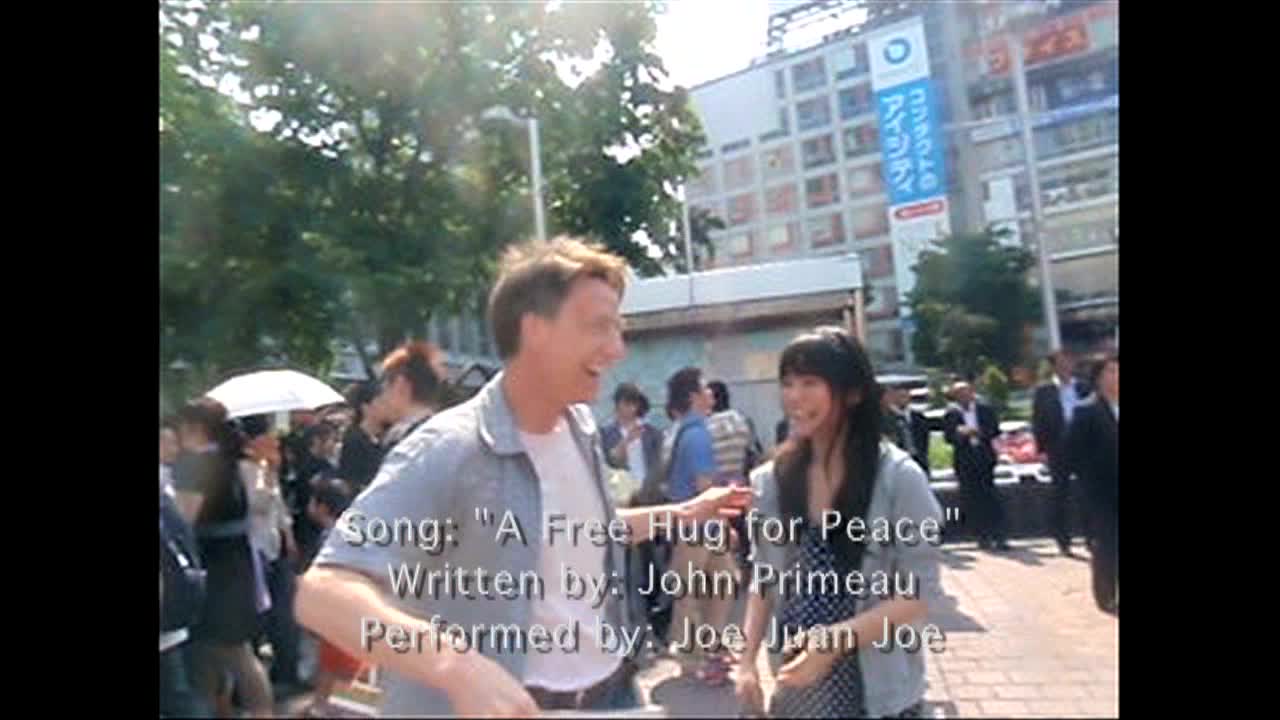 Free Hugs A Free Hug for Peace Global Free Hugs in Shibuya