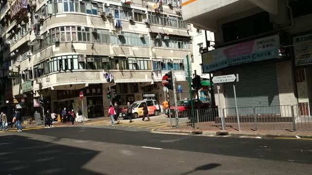 Hong Kong Road view_Castle Peak Road_Even no.108-150_between_Camp Street and Pratas Street_31.1.2021