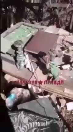 Among the items left behind by the Ukrainian Nazis were found pentacles, representations of the