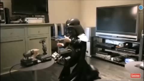 Star Wars funny video, belly laugh