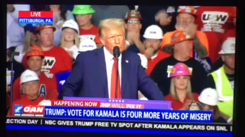 🦅 OAN Pittsburgh PA rally border patrol endorsement best president trump in USA 🇺🇸 history