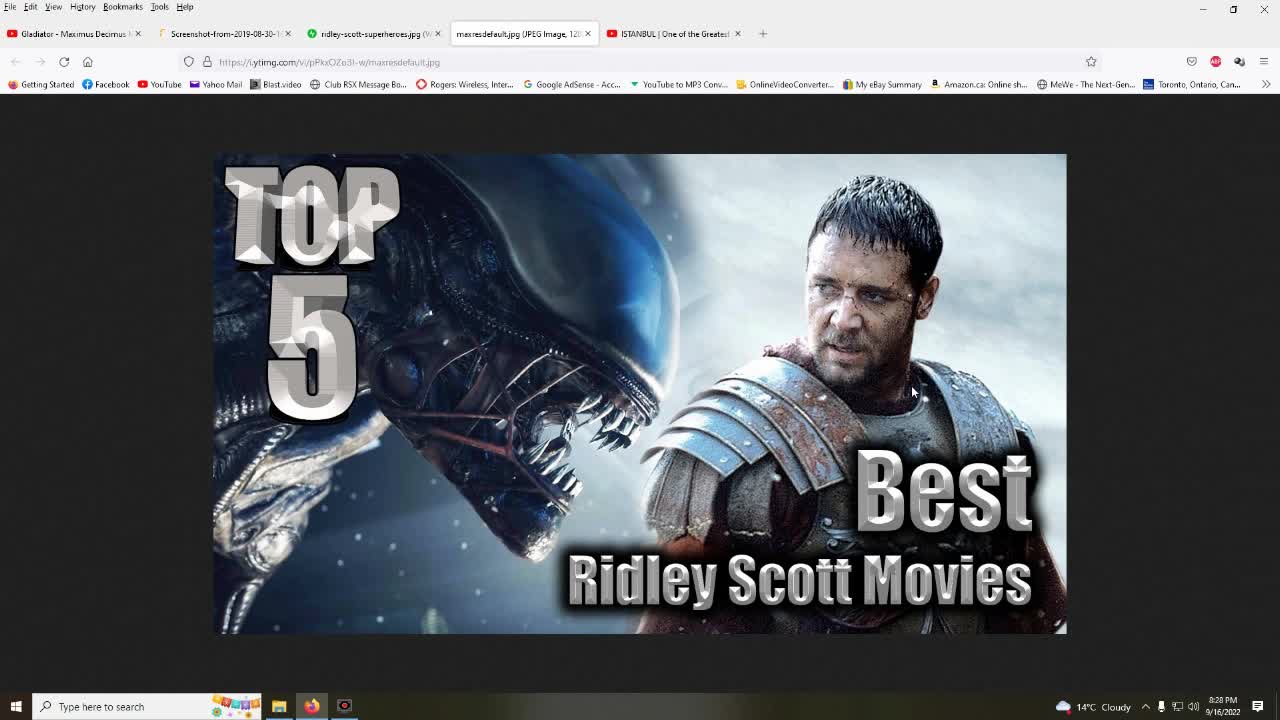 The movie "Gladiator" pushing the fake narrative