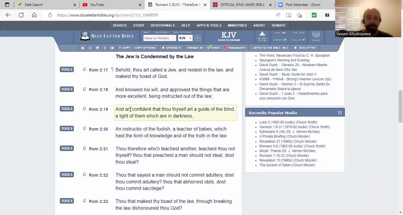 Romans 2:9 (understanding Gentiles) Correction!!!!! Please view