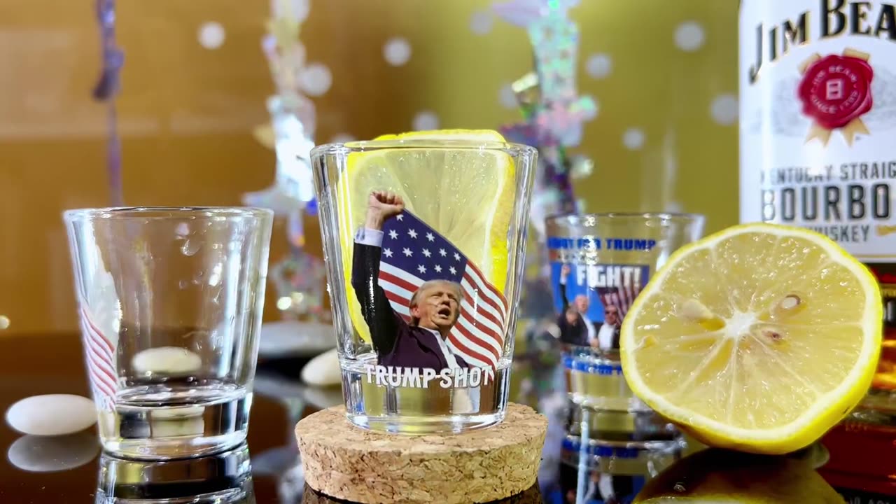 Trump Fight Shot Glass, Trump Assassination Stuff,Birthday Gifts for Women & Men