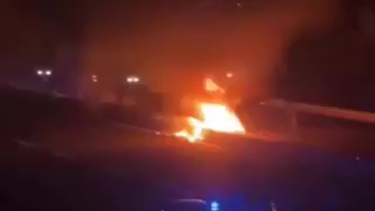 🔥 Last night French farmers tore down a toll bridge on the A9 near Narbonne.