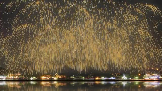 Mount Fuji Fireworks