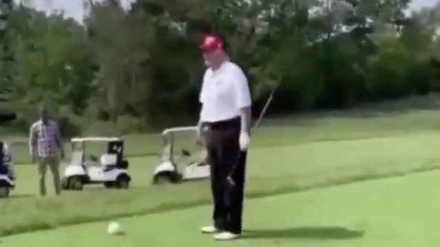 Donald Trump: You think Biden can hit a golf ball like that?