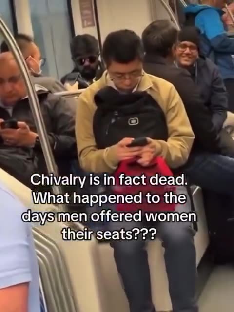 Chivalry Is Dead And Feminism Killed It: Woman Asks Why Men Won't Give Up Their Seats On The Subway