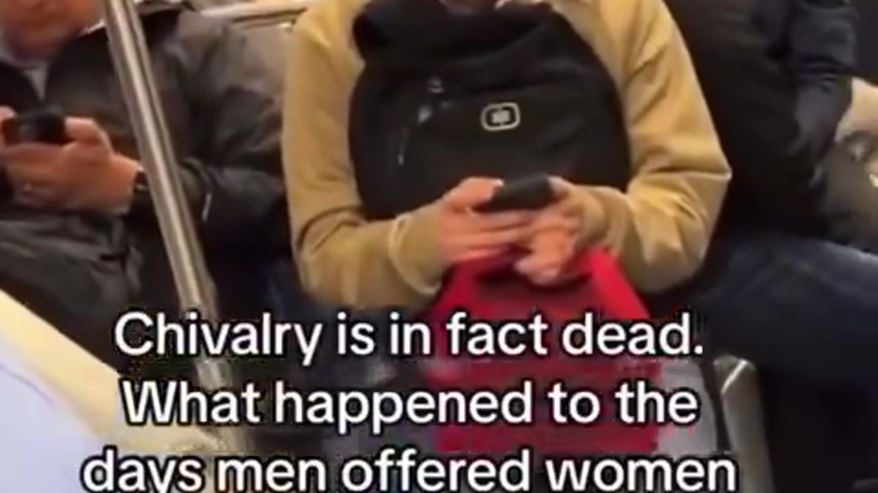 Chivalry Is Dead And Feminism Killed It: Woman Asks Why Men Won't Give Up Their Seats On The Subway