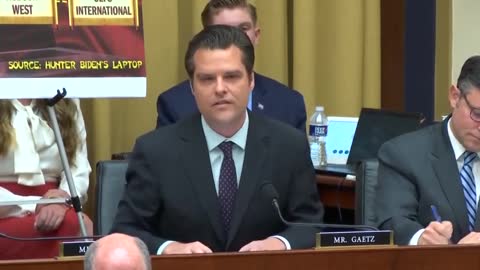 Gaetz NUKES DOJ For Covering For Hunter Biden