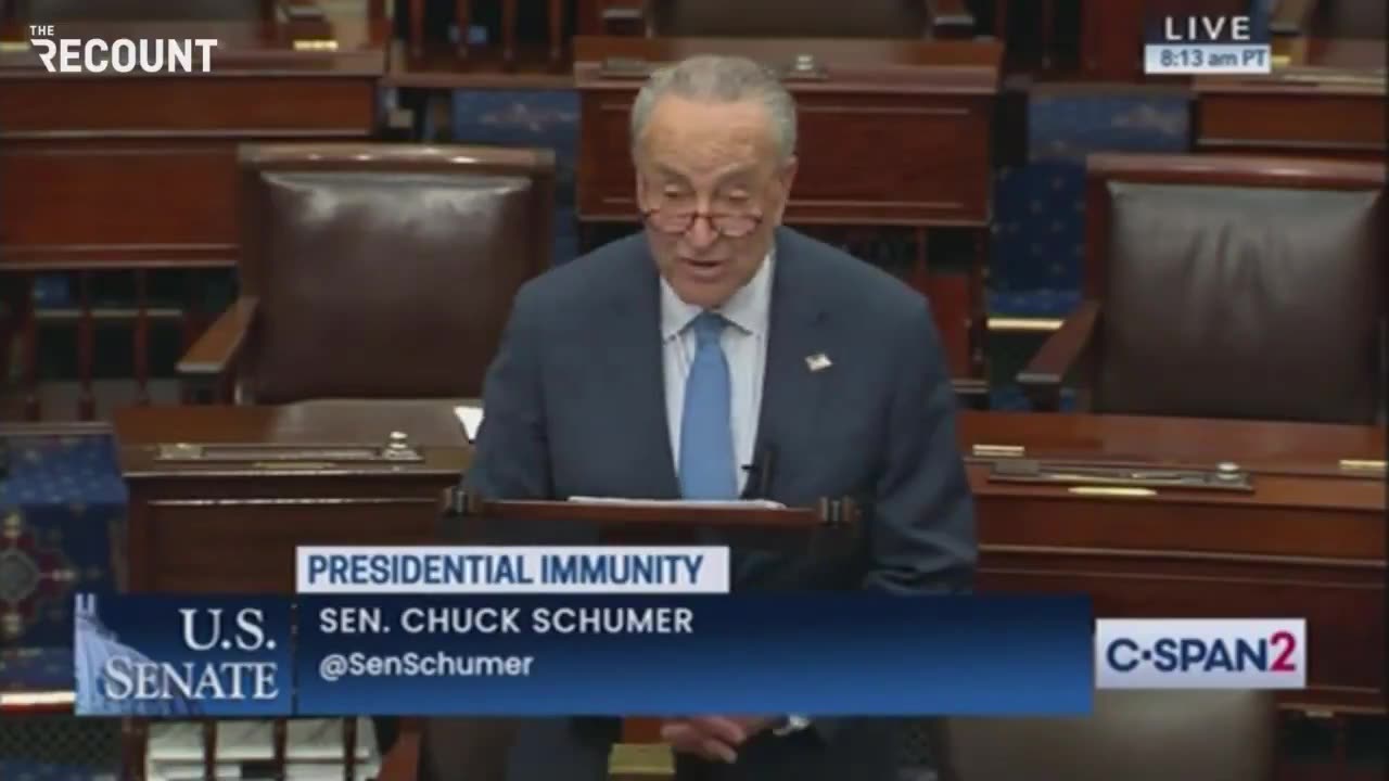 Chuck Schumer introduces the “No Kings Act”