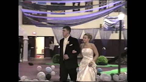 2000-01 WPHS Vids 067 Prom 033 Grand March Couple 06 by Glenn Strader