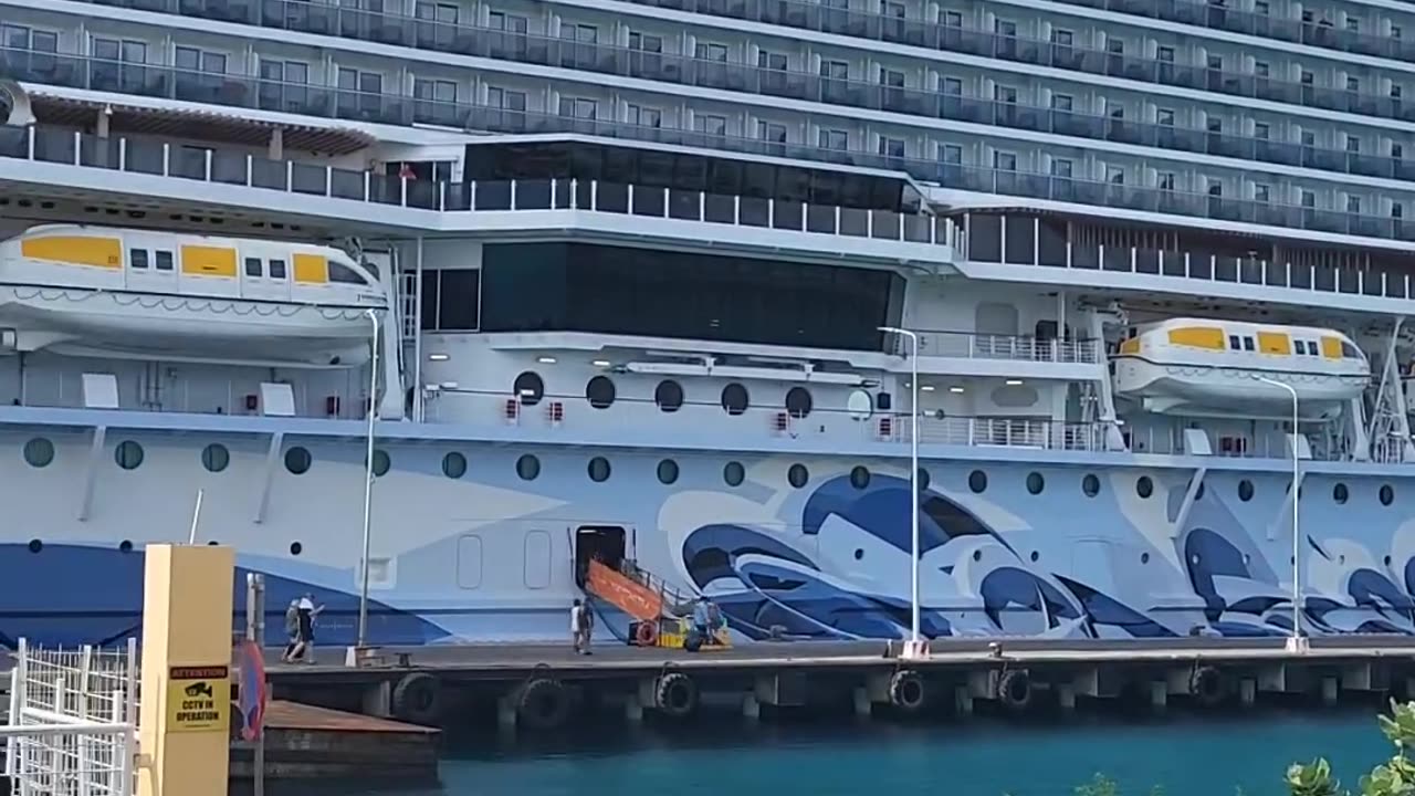 Beautiful cruise ship