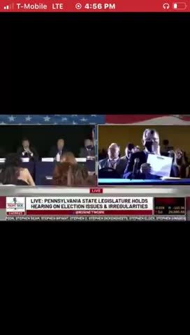 570,000 vote spike for Biden, 3,200 for Trump audience laughs at absurdity of the PA count.