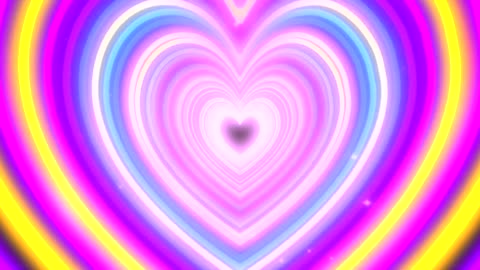 537. Heart Wave🌈Neon Heart Heart