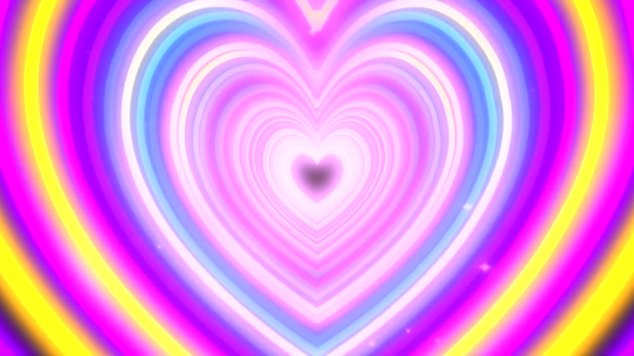 537. Heart Wave🌈Neon Heart Heart