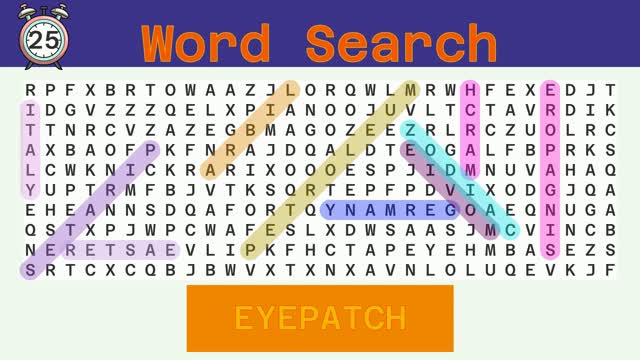 Word Search - Challenge 10/30/2022 - Hard - Random