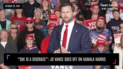 “She Is A Disgrace”: JD Vance Goes Off On Kamala Harris