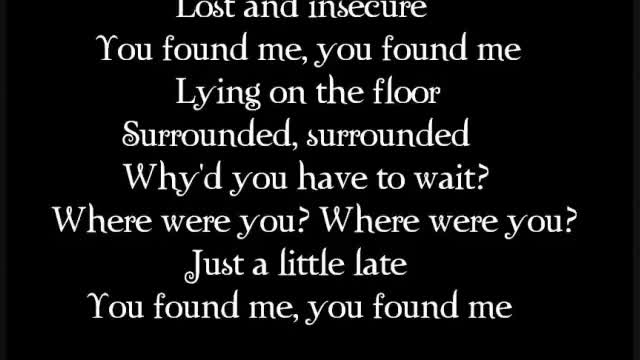 the fray you found me