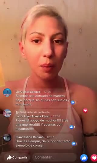 SAILY GONZALES DENUNCIA MANIOBRA DEL G-2 PARA DESPRETIGIARLA