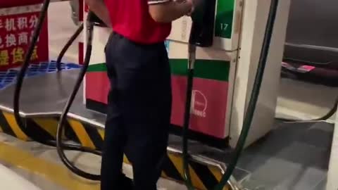 car refueling