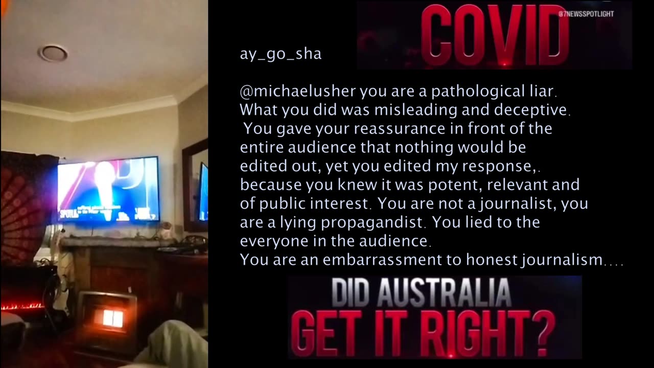 DID AUSTRALIA GET IT RIGHT - COVID -SPOTLIGHT EDITED THE REACTIONS OF THE AUSIENCE