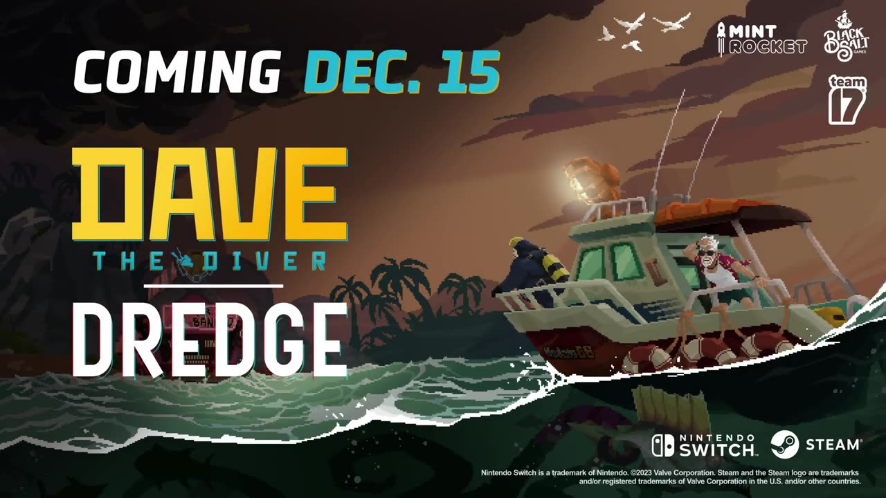 DAVE THE DIVER X DREDGE Official Trailer _ The Game Awards 2023