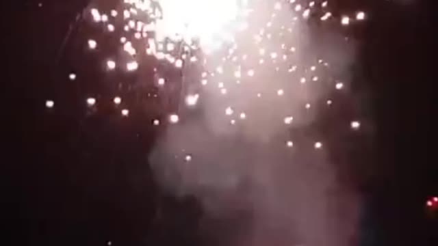 Firecracker on flying drone