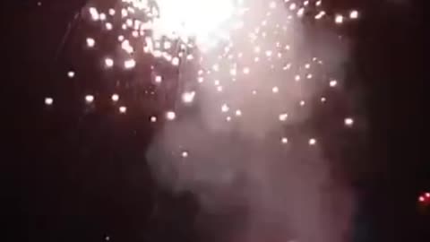 Firecracker on flying drone